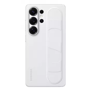 Dėklas Samsung Galaxy S25 Ultra Monochromatic White su stovu