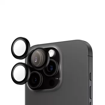 PanzerGlass ® Hoops® kameros objektyvo apsauga juoda iPhone 16 Pro | 16 Pro Max