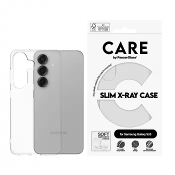 Dėklas PanzerGlass Samsung Galaxy S25 Skaidrus X-Ray Soft Basic