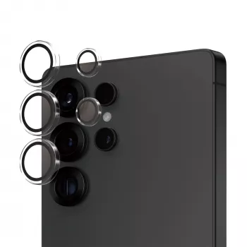 PanzerGlass ® Hoops® kameros objektyvo apsauga skaidri, skirta Samsung Galaxy S25 Ultra