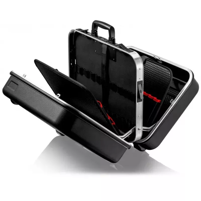 Dėžė įrankiams Knipex BIG Twin Toolbox Aliumininė Juoda