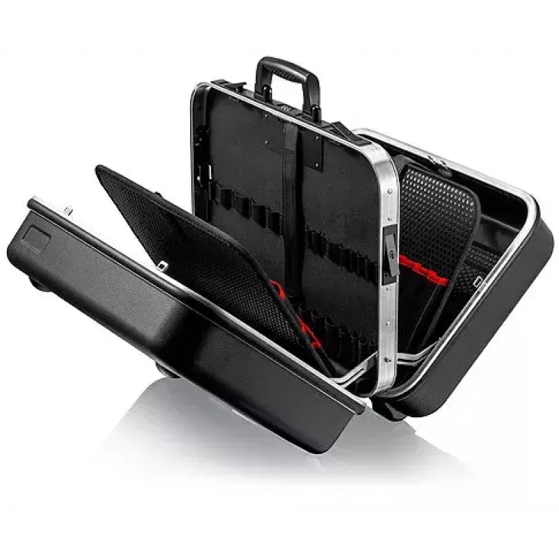 Dėžė įrankiams Knipex BIG Twin Toolbox Aliumininė Juoda