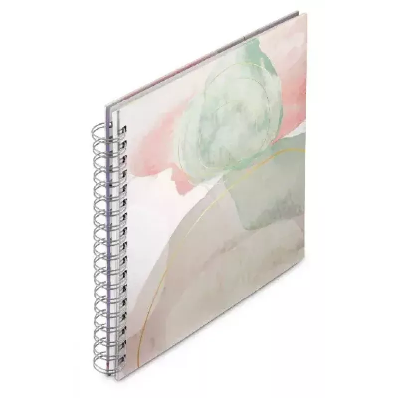 Hama Watercolor fotoalbumas žalias 100 lapų 10x15 spiralinis įrišimas