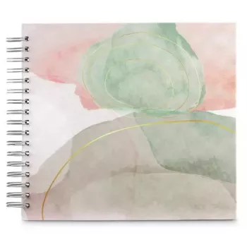 Hama Watercolor fotoalbumas žalias 100 lapų 10x15 spiralinis įrišimas