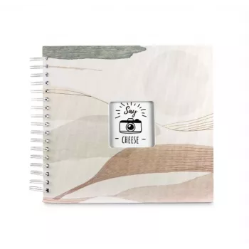 Hama Watercolor fotoalbumas rudas 50 lapų spiralinis įrišimas
