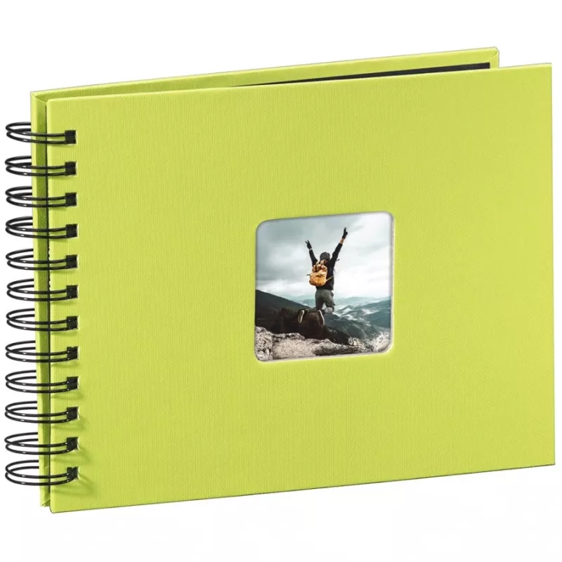 Hama fotoalbumas Žalia 50 lapų 10x15 spiralinis įrišimas