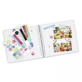 Fotoalbumas Hama 00007293 Baltas spiralinis įrišimas 280x240 mm