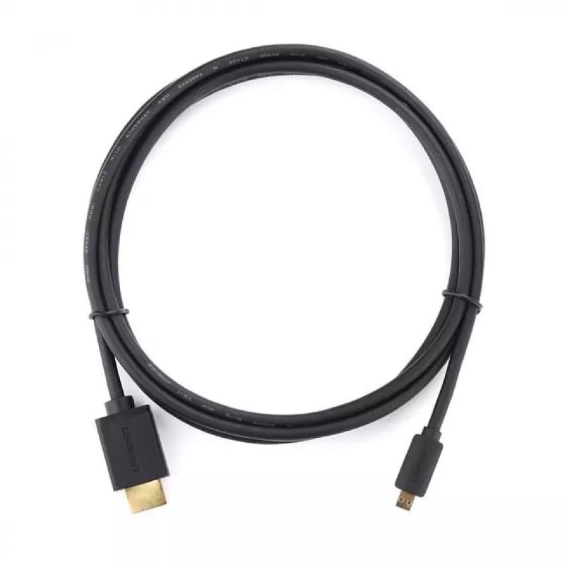 Ugreen 30104 HDMI laidas 3 m HDMI Type D (Micro) HDMI Type A (Standartinis) Juodas
