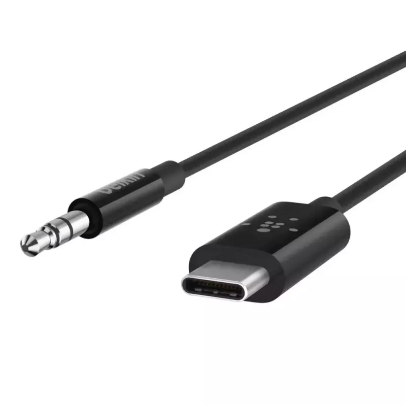 Garso laidas Belkin RockStar 3.5mm su USB-C jungtimi
