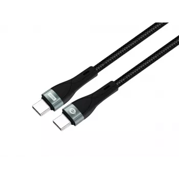 Conceptronic ETTA01B12 USB C-C PD 3.0 100W greito įkrovimo laidas 1,2 m, 20V 5A, 480Mbps, E-Mark
