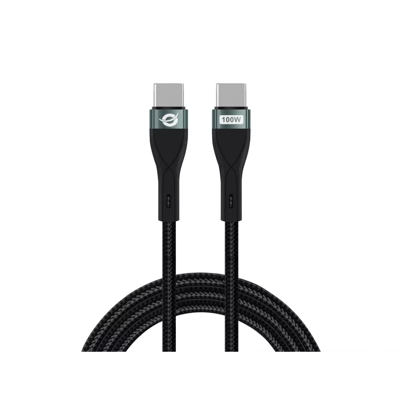 Conceptronic ETTA01B20 USB C-C PD 3.0 greito įkrovimo laidas 2 m, 20V 5A, 480 Mbps, E-Mark
