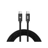 Conceptronic ETTA03B12 USB C-C PD 3.1 240W greito įkrovimo laidas 1,2m, 48V 5A, 480Mbps, E-Mark