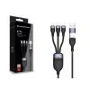 Conceptronic ETTA05B15 USB 3-in-1 PD 3.0 60W įkrovimo laidas 1,5 m, 20V 3A, 480 Mbps