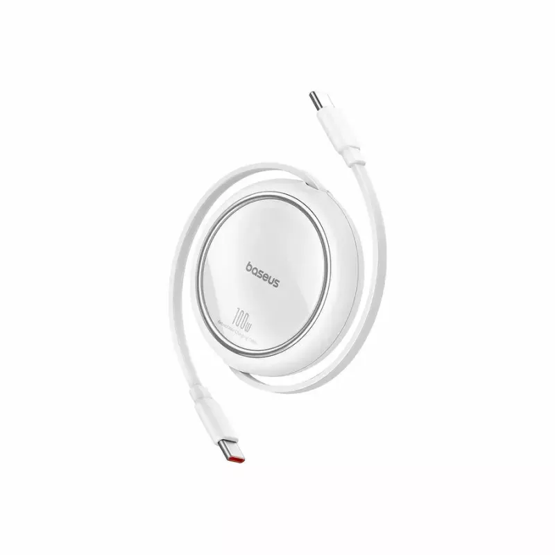 USB-C laidas Baseus Free2Pull 1m baltas