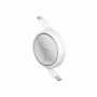 USB-C laidas Baseus Free2Pull 1m baltas