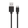USB kabelis Ansmann 1700-0129 1m USB A Micro-USB B juodas