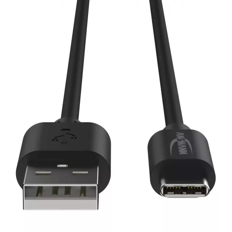USB laidas Ansmann 1700-0130 1 m USB A USB C juodas