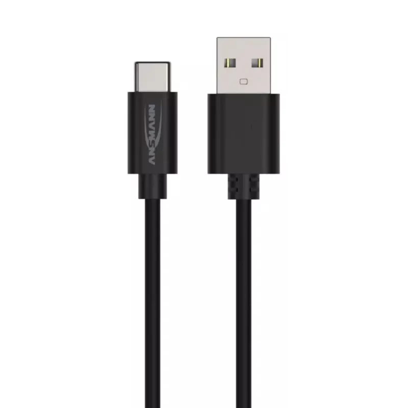 USB laidas Ansmann 1700-0130 1 m USB A USB C juodas