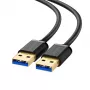 USB laidas Ugreen 10370 USB 3.2 Gen 1 (3.1 Gen 1) 1 m USB A juodas