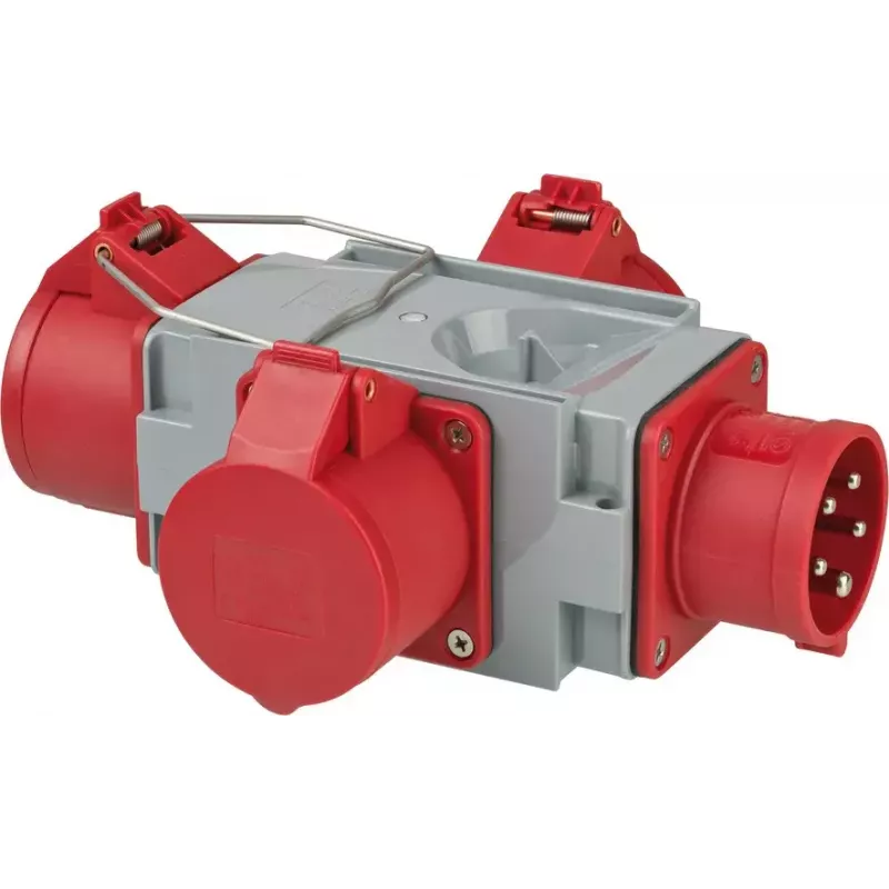 Maitinimo kištuko adapteris Brennenstuhl 1081640 400V 16A Pilka Raudona