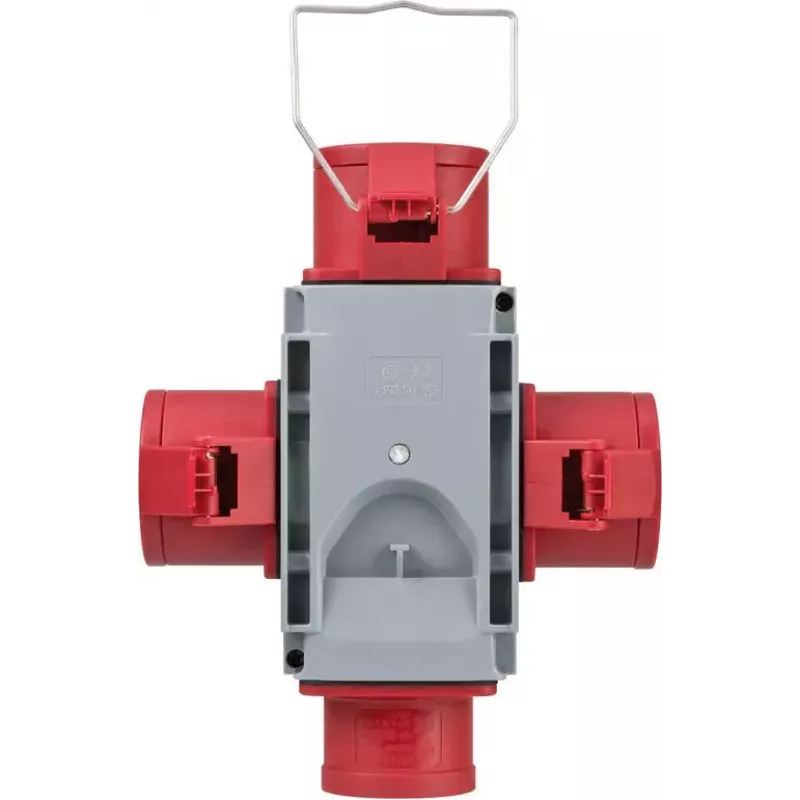 Maitinimo kištuko adapteris Brennenstuhl 1081640 400V 16A Pilka Raudona