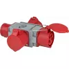 Maitinimo kištukinis adapteris Brennenstuhl 1081670 400V 32A Pilka Raudona