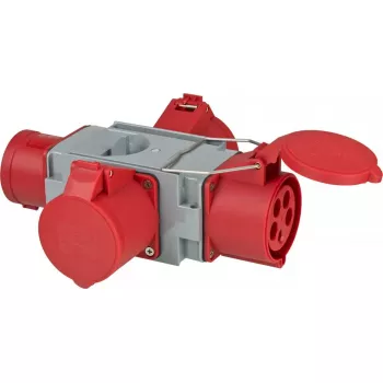 Maitinimo kištukinis adapteris Brennenstuhl 1081670 400V 32A Pilka Raudona