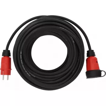 Prailginimo laidas Brennenstuhl 9161250110 25 m 1 AC lizdas lauko juoda raudona