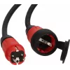 Prailginimo laidas Brennenstuhl 9162100110 10m 1 AC lizdas Lauke/Viduje Juoda Raudona