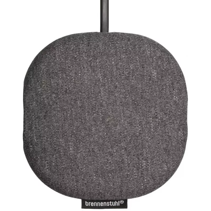Brennenstuhl estilo įkrovimo stotelė su audiniu dengtu paviršiumi, 3 m, 1 lizdas + 2 USB, antracitinė/juoda