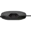Brennenstuhl estilo įkrovimo stotelė su audiniu dengtu paviršiumi, 3 m, 1 lizdas + 2 USB, antracitinė/juoda