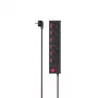 Hama 00223158 Išmanusis maitinimo blokas su 6 kištukiniais lizdais, 1,4 m, 3680 W