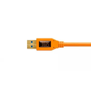 USB laidas Tether Tools CU61RT15-ORG 4,6 m USB 3.2 Gen 1 Micro-USB B oranžinis