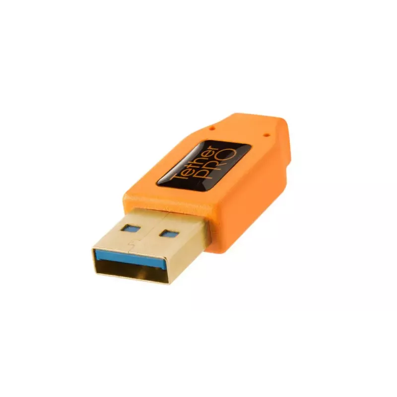 USB laidas Tether Tools CU61RT15-ORG 4,6 m USB 3.2 Gen 1 Micro-USB B oranžinis