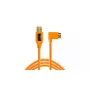 USB laidas Tether Tools CU61RT15-ORG 4,6 m USB 3.2 Gen 1 Micro-USB B oranžinis