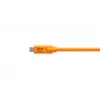 USB-C laidas Tether Tools CUC15-ORG 4,6 m USB 3.2 Gen 1 USB C Oranžinis