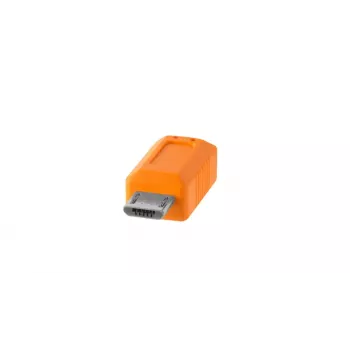 USB laidas Tether Tools CUC2515-ORG 4,6 m USB-C į Micro-USB B oranžinis
