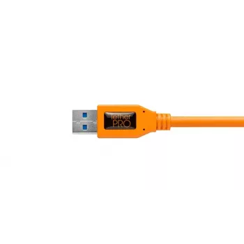 USB laidas Tether Tools CU3017 5 m USB 3.2 Gen 1 oranžinis
