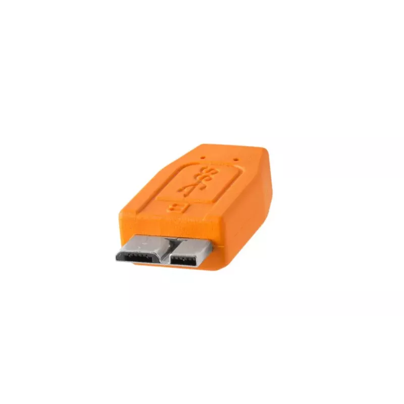 USB laidas Tether Tools CU5454 4.6m USB 3.2 Gen 1 Micro-USB B oranžinis