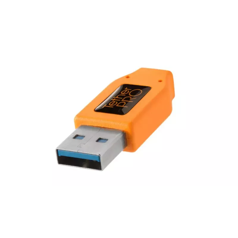 USB laidas Tether Tools CU5454 4.6m USB 3.2 Gen 1 Micro-USB B oranžinis