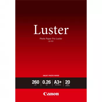Canon LU-101 Luster Photo Paper Pro A3 Plus – 20 lapų