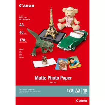 Canon MP-101 Matinis Fotopopierius A3 - 40 lapų, 170 g/m², A3 (297 x 420 mm)