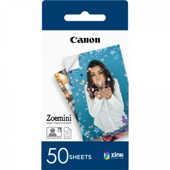Canon ZINK™ 2“x3” fotopopierius 50 lapų, 5x7,6 cm, baltas