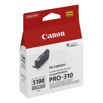 Canon PFI-5100 GY kasetė 1 vnt. Originali Pilka