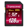 Flash atminties kortelė Transcend 128GB SDXC UHS-I 600x TS128GSDXC10U1