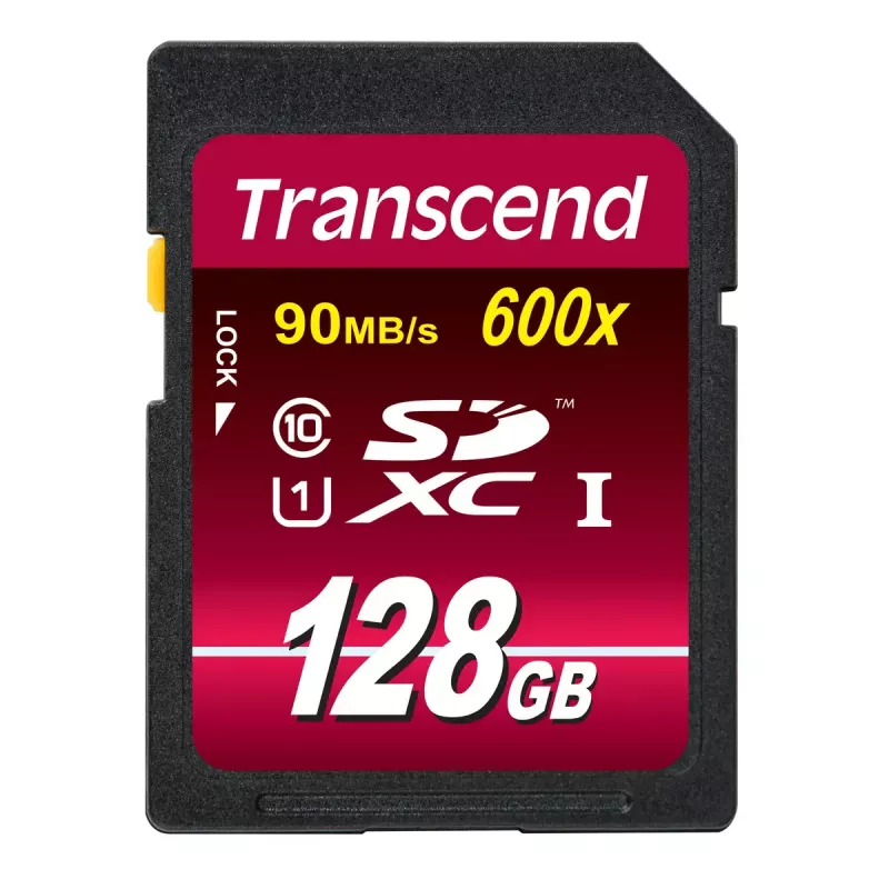 Flash atminties kortelė Transcend 128GB SDXC UHS-I 600x TS128GSDXC10U1