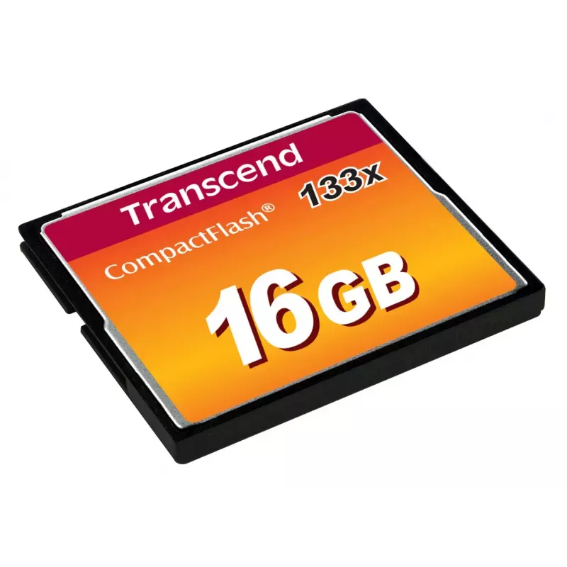 CompactFlash atminties kortelė Transcend TS16GCF133 16GB, 50MB/s skaitymas, 20MB/s rašymas