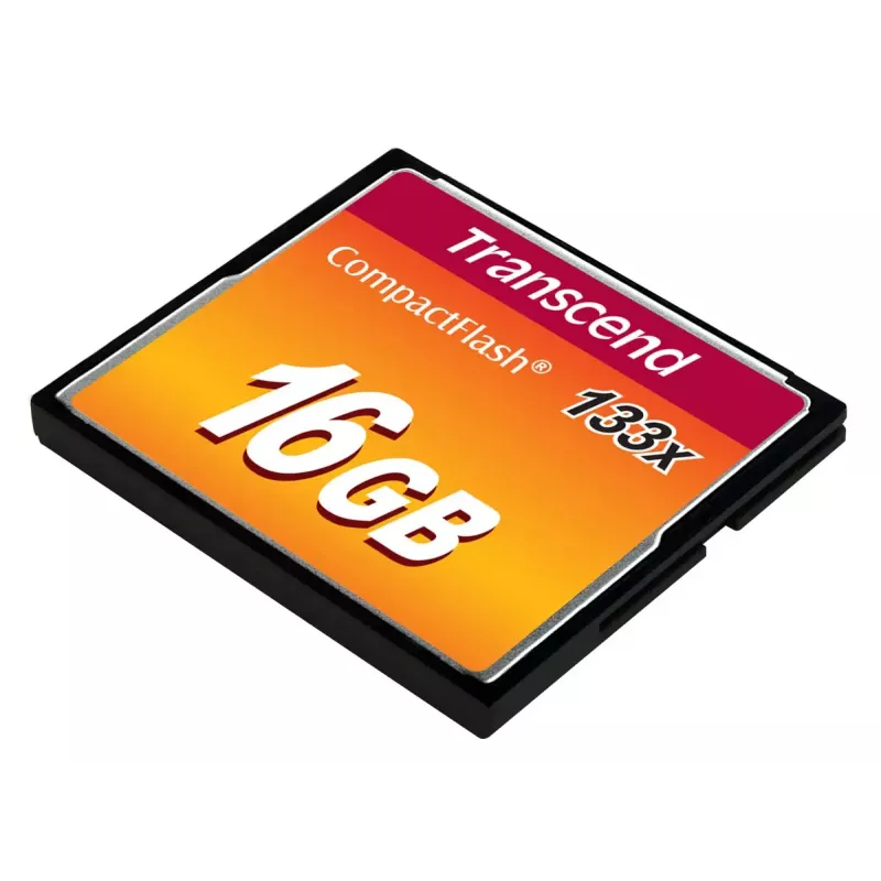 CompactFlash atminties kortelė Transcend TS16GCF133 16GB, 50MB/s skaitymas, 20MB/s rašymas