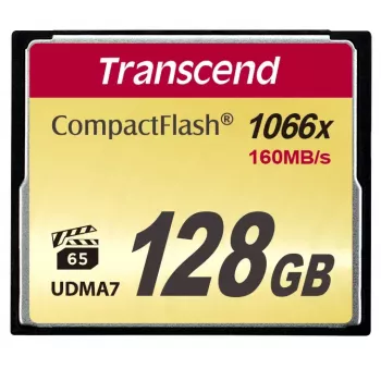 CompactFlash atminties kortelė Transcend 128GB MLC 160MB/s TS128GCF1000