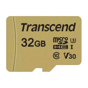 „Transcend“ 32 GB „MicroSDHC“ UHS-I 500S atminties kortelė